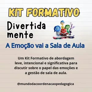 Imagem de capa para o Ebook Kit Formativo Divertidamente: O Papel das Emoções em Sala de Aula