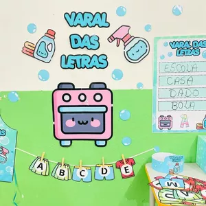 Imagem de capa para o Ebook *VARAL DAS LETRAS