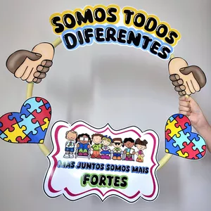 Imagem de capa para o Ebook ⭕🤎💙❤️💛  BAMBOLÊ DAS DIFERENÇAS