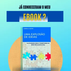 Imagem de capa para o Ebook E-book Uma explosão de Ideias - 10 atividades para Transtorno do Espectro Autista