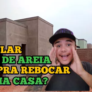 Como calcular areia e cimento para rebocar um Casal 
