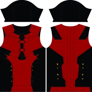 Cover image for Ebook Plantilla para camiseta Deadpool