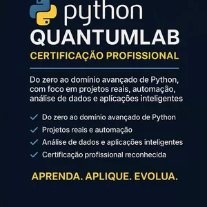 Imagem do curso Python QuantumLab – Certificação Profissional 