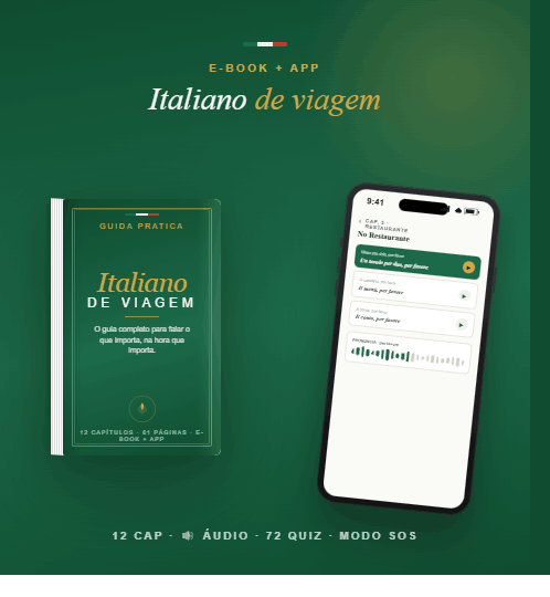 Imagem do curso Italiano de Viagem — Completo
