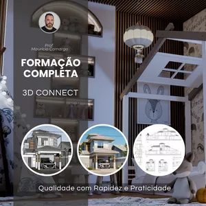 Imagem de capa para o Curso online Formação Completa 3D Connect