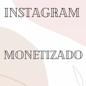 Imagem de capa para o Ebook Instagram monetizado  