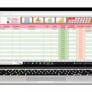 Imagem do curso Planilha Controle De Vendas Completa -bolo, Sorveteria, Açaí