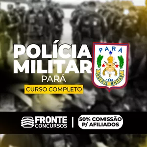 Imagem de POLÍCIA MILITAR DO PARÁ criado por Fronte Concursos na hotmart