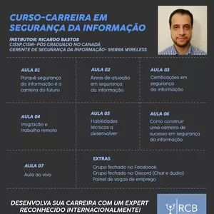 Imagem do curso Curso- Como construir uma carreira de sucesso em Segurança da Informação