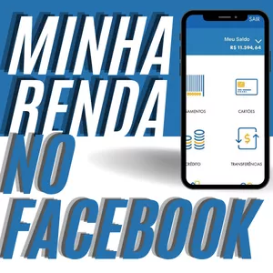 Imagem de capa para o Ebook Minha renda no Facebook 