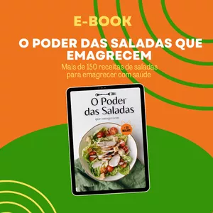 Imagem de capa para o Ebook O Poder das Saladas que emagrecem