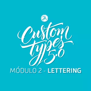 Imagem de capa para o Curso online Custom Types 5.0 - Módulo 2, Lettering &amp; Vetorização