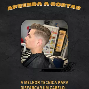 Imagem de capa para o Curso online Aprenda a cortar e disfarçar um cabelo corretamente . 