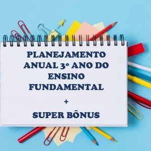 Imagem de capa para o Ebook  PLANEJAMENTO ANUAL 3º ANO DO ENSINO FUNDAMENTAL ALINHADO COM A BNCC DE 2022/2023