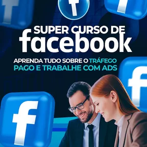 Imagem do curso CURSO DE FACEBOOK ADS COMPLETO + BÔNUS