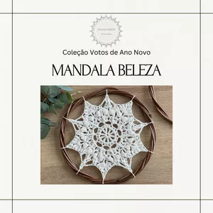 Imagem de capa para o Curso online Curso Crochê - Mandala Beleza