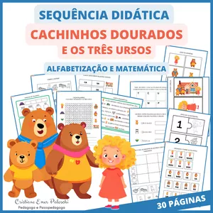 Imagem de capa para o Curso online Sequência Didática Cachinhos Dourados e os três ursos