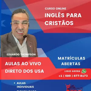 Imagem de capa para o Curso online CURSO DE INGLÊS PARA CRISTÃOS 