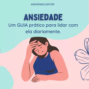 Imagem de capa para o Ebook Ansiedade- Um guia pratico para lidar com ela dia a dia