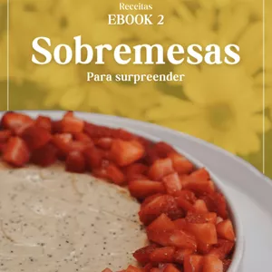 Imagem de capa para o Ebook Sobremesas - Para surpreender 