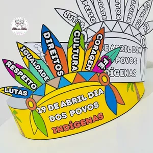 Imagem de capa para o Ebook Coroa dos povos indígenas 🪶