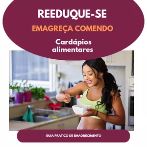 Imagem de capa para o Ebook Reeduque-se e emagreça comendo 