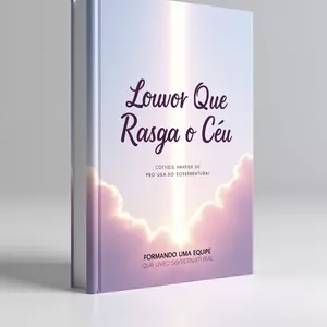 Imagem de capa para o Ebook Louvor que rasga o céu