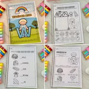 Imagem de capa para o Ebook APOSTILA DE ATIVIDADES LETRA ''W''