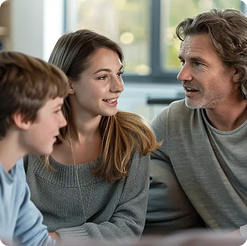 profesora-com-crianças-mediadores-mirins