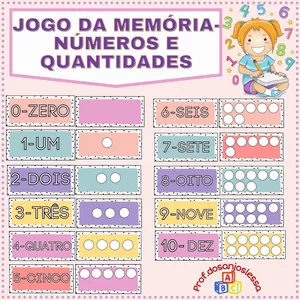 Imagem de capa para o Curso online JOGO DA MEMÓRIA- NÚMEROS E QUANTIDADES