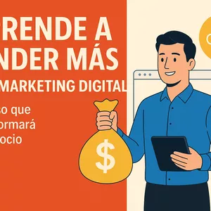 Imagen de portada para Curso online Aprende A Vender Mas Con Marketing Digital 
