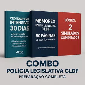 Imagem de capa para o Curso online Combo CLDF Polícia Legislativa: Cronograma + Memorex