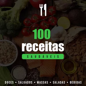 Imagem de capa para o Ebook 100 Receitas Fit