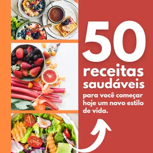 Imagem de capa para o Ebook 50 receitas saudáveis para secar em 30 dias