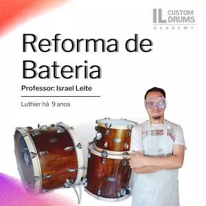 Imagem de Reforma e Customização de Bateria criado por Israel na hotmart