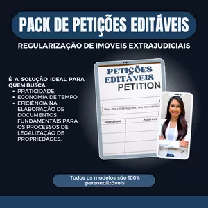 Imagem de capa para o Ebook Pack de Petições Editaveis 