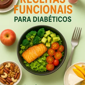 Imagem de capa para o Ebook Receitas Funcionais para Diabéticos: Autonomia e Saúde na Cozinha
