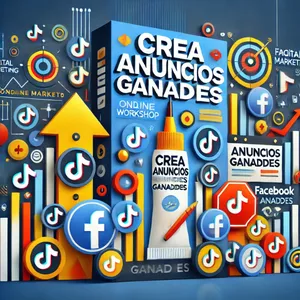 Imagen de portada para Curso online Crea Anuncios Ganadores: Deja de Perder Dinero en Campañas Inútiles