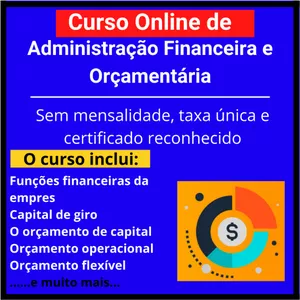 ADMINISTRAÇÃO FINANCEIRA E ORÇAMENTÁRIA