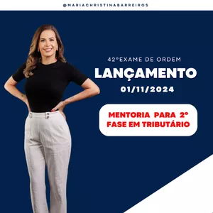 Imagem de capa para o Curso online Mentoria para 2º Fase em Tributário - 42º Exame de Ordem