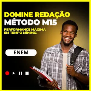 Imagem de capa para o Curso online Redação Enem - Método M15