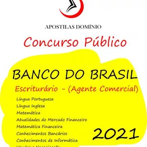 Imagem de capa para o Ebook Material de concurso. BANCO DO BRASIL 09/21