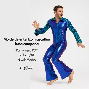 Imagen de portada para Ebook Molde Enterizo Hombre Moderno