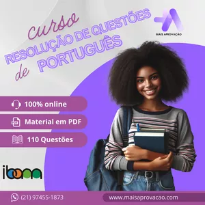 Imagem de capa para o Curso online Português – Resolução de Questões – IBAM