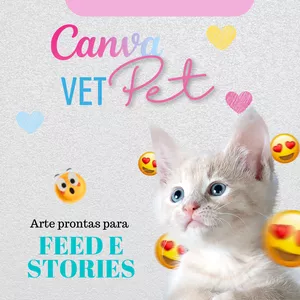 Imagem de capa para o Ebook Pack Canva Pet Vet