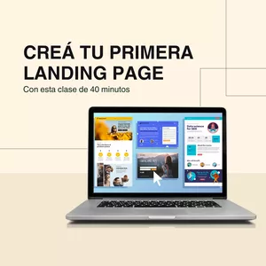 Imagen de portada para Curso online Creá tu primera Landing Page
