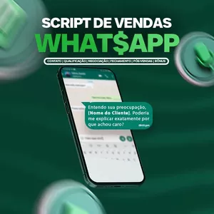 Imagem de Script de Vendas Whatsapp Completo criado por Grupo Mola na hotmart