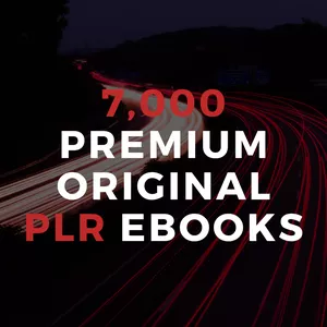 Cover image for Online course 7,000 premium original PLR ebooks - Private Label Rights 