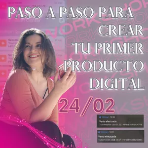 Imagen de portada para Evento online Workshop "PASO A PASO PARA CREAR TU PRIMER PRODUCTO DIGITAL"