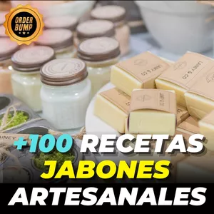 Imagen de portada para Ebook Guía Completa: +100 Recetas de Jabones Artesanales 